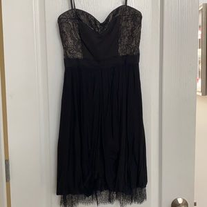 Strapless BCBG cocktail dress